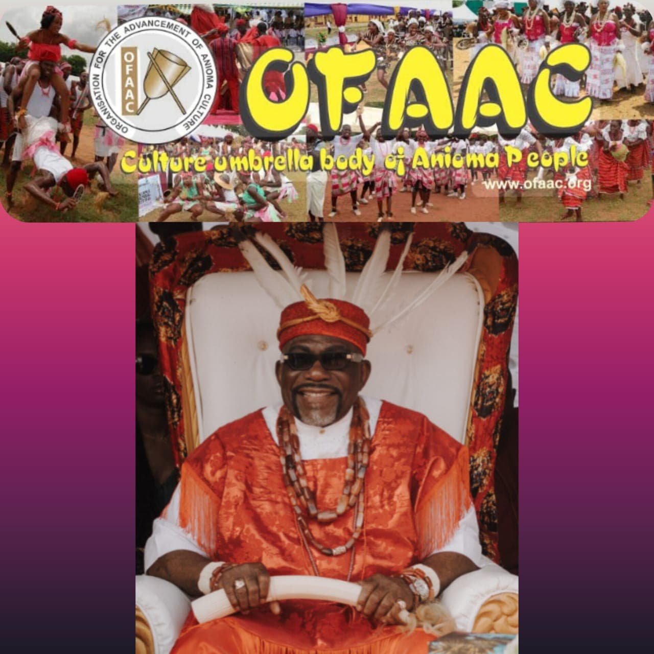 *OBI DR. HENRY CHUKWUMA AJUDUA COMMENDS OFAAC DIGITAL CULTURAL INITIATIVE.*